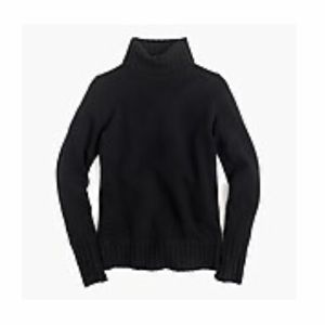 J crew ribbed turtleneck in Italian cashmere